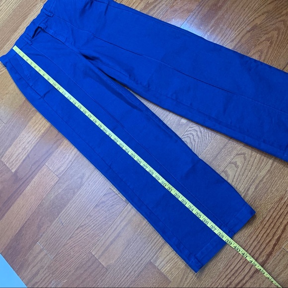 NWT Alex Mill Size 4 Cotton Twill Trousers Blue - Picture 6 of 7